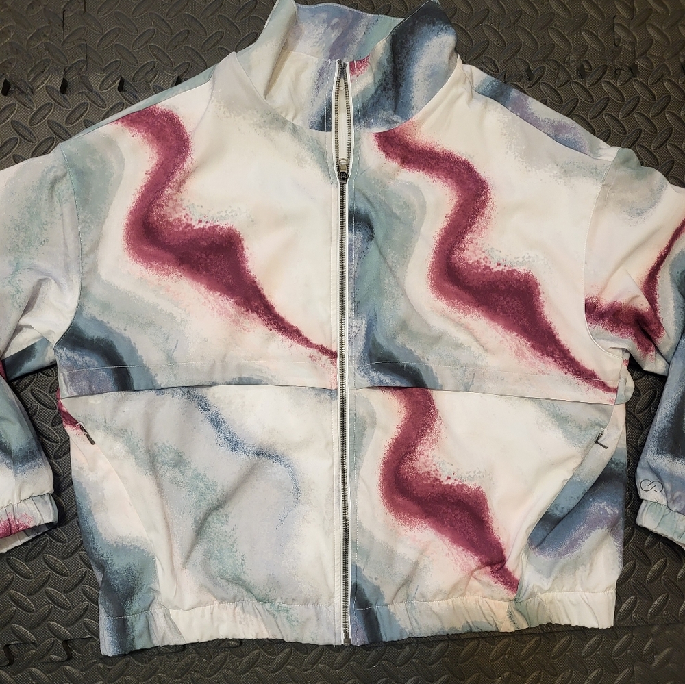 Calia By Carrie Underwood Pastel Airbrush Lined Jacket Jacket Size Large - Picture 2 of 8